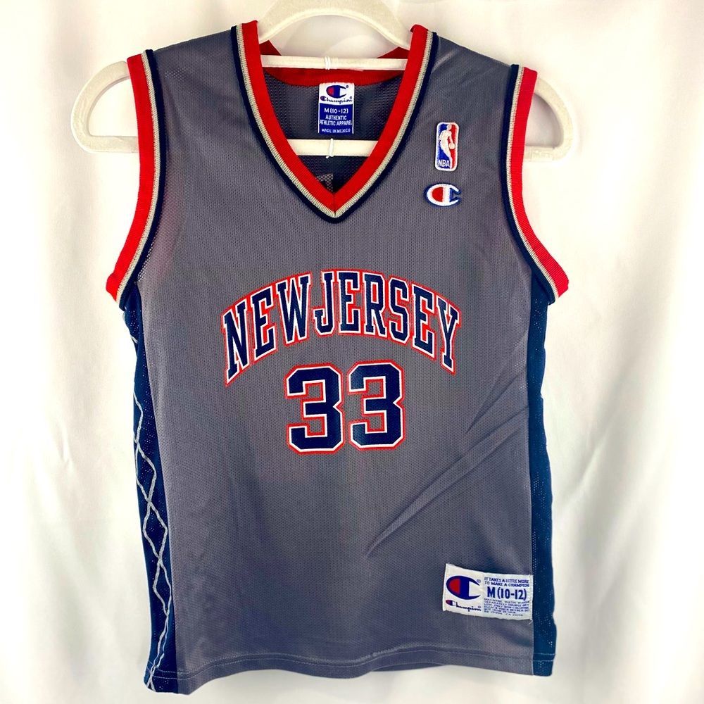 New Jersey Nets Champion Vintage JSY Stephon Marbury 33 M